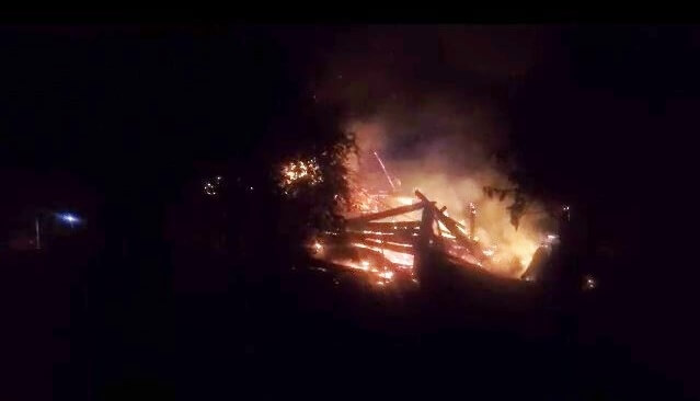 Пожар в д. Меденевичи Барановичский район