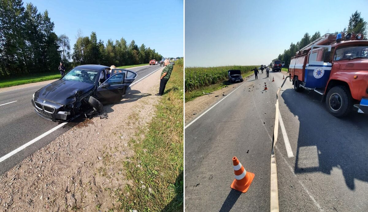 Авария на трассе Р-5 Барановичского района