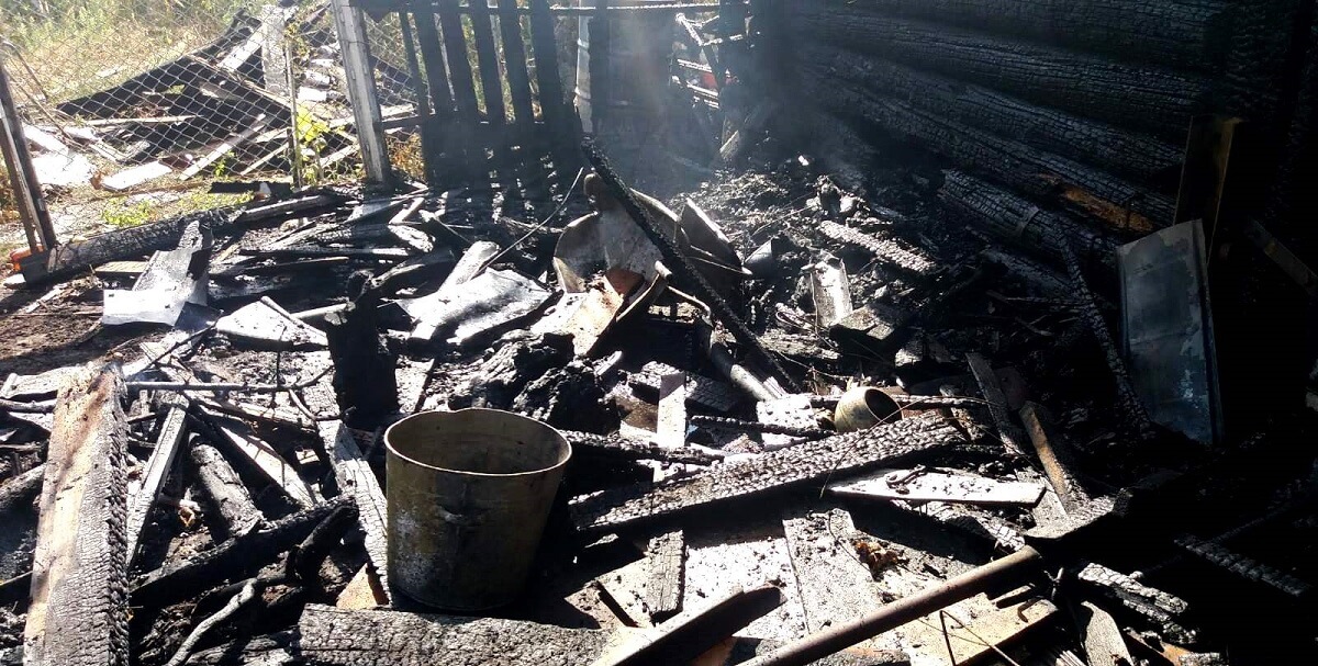 Пожар в д. Севрюки Барановичского района