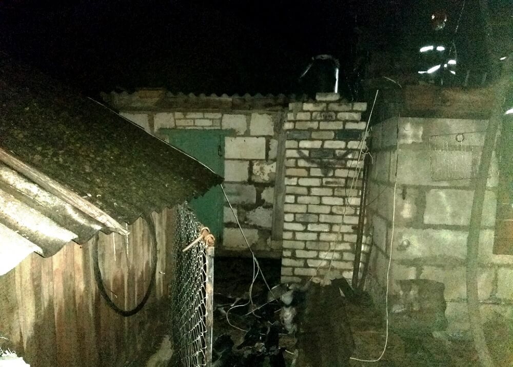 Пожар в д. малая Колпеница Барановичского района