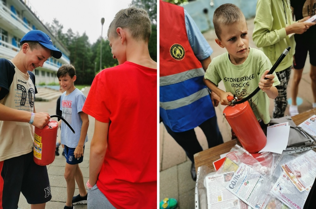 МЧС Барановичи в детских лагерях