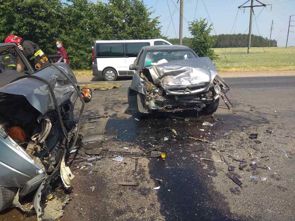 Барановичский ГРОЧС: ДТП на трассе близ п. Жемчужный Барановичский район