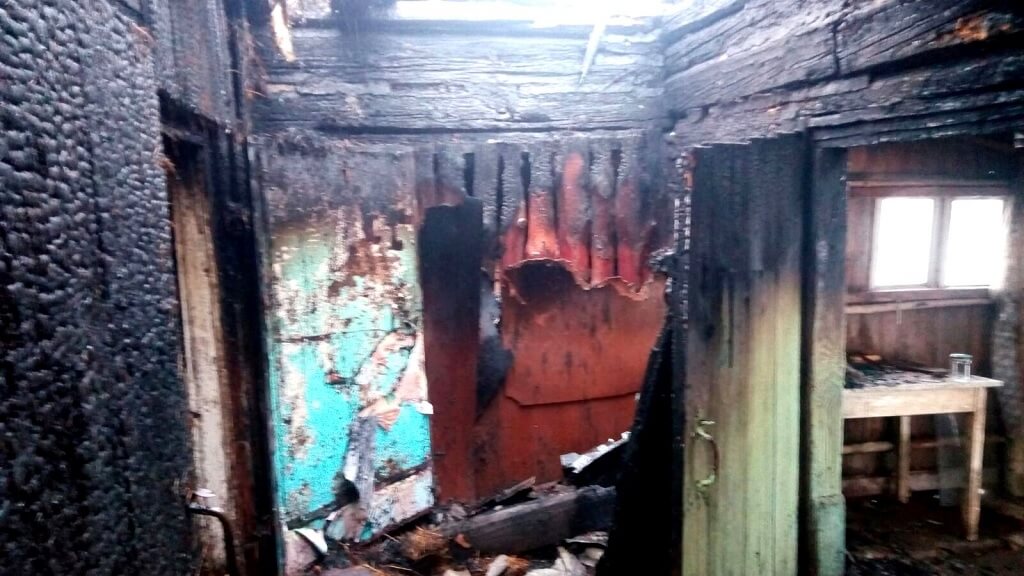 Пожар с гибелью в д. Нагорная Барановичского района