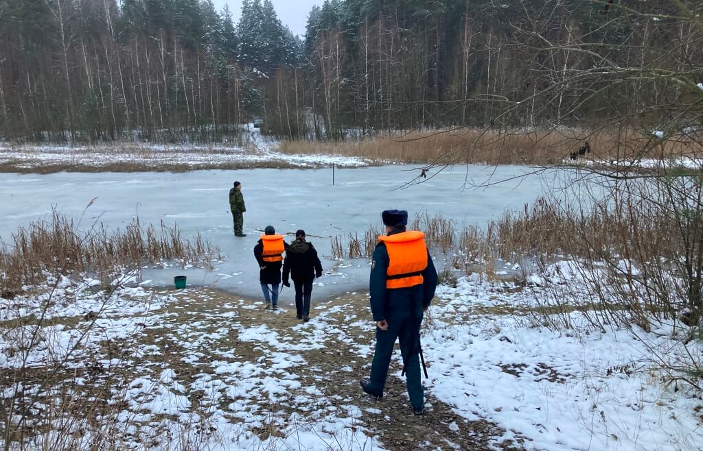 Зимний патруль Барановичи МЧС