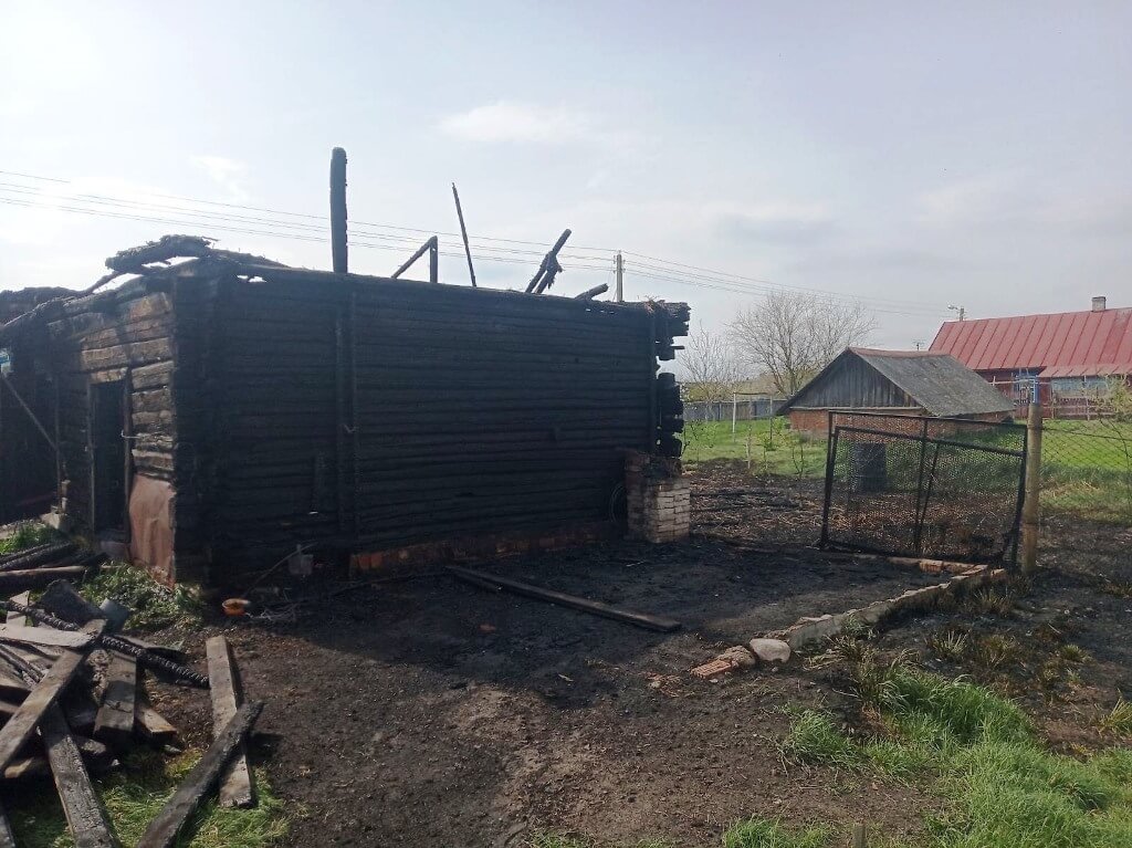 Пожары в Барановичском районе Великие Луки и Почапово