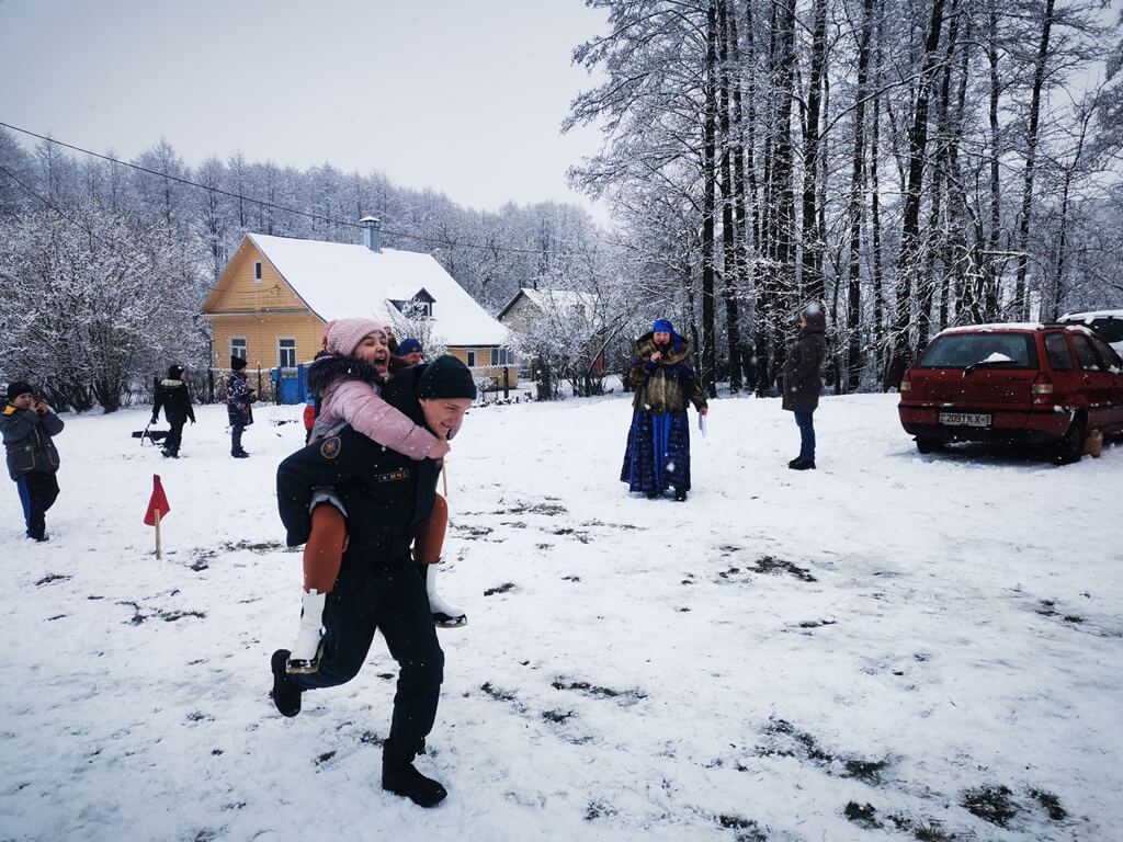 Праздничные гуляния в д. Полонка  Барановичского районая МЧС