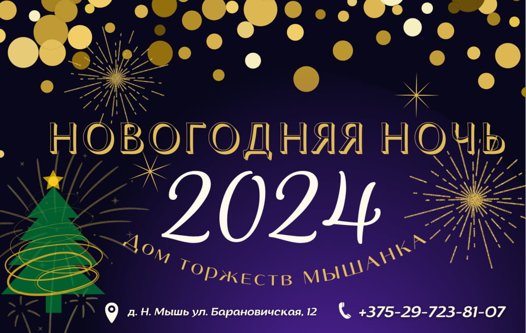 Новый год Барановичи Дом торжеств МЫШАНКА