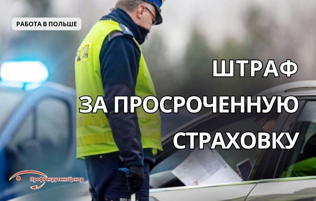 Штраф за просроченную страховку авто в Польше Профрекрутингцентр
